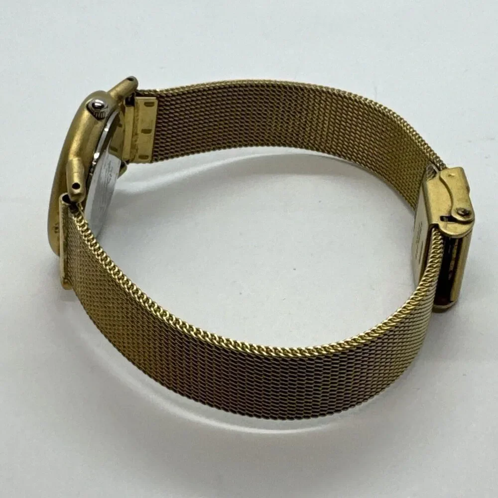 Skagen 45GG Women's Gold Tone Analog Dial Quartz Genuine Wrist Watch JNA568